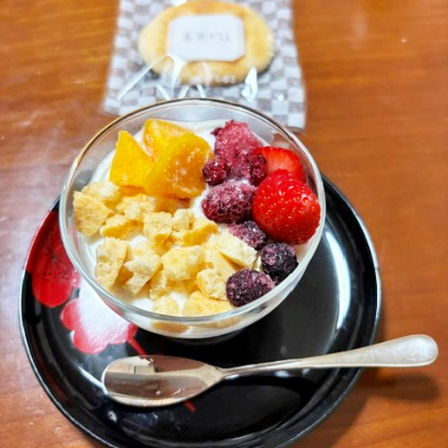 朝食メニューの写真